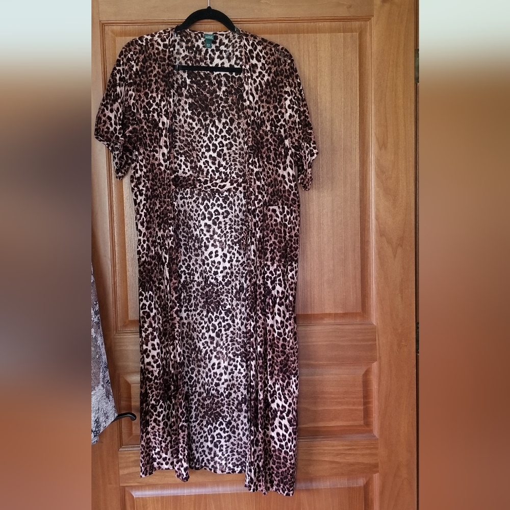 Wild Fable Leopard Beach Coverup Size XS/S